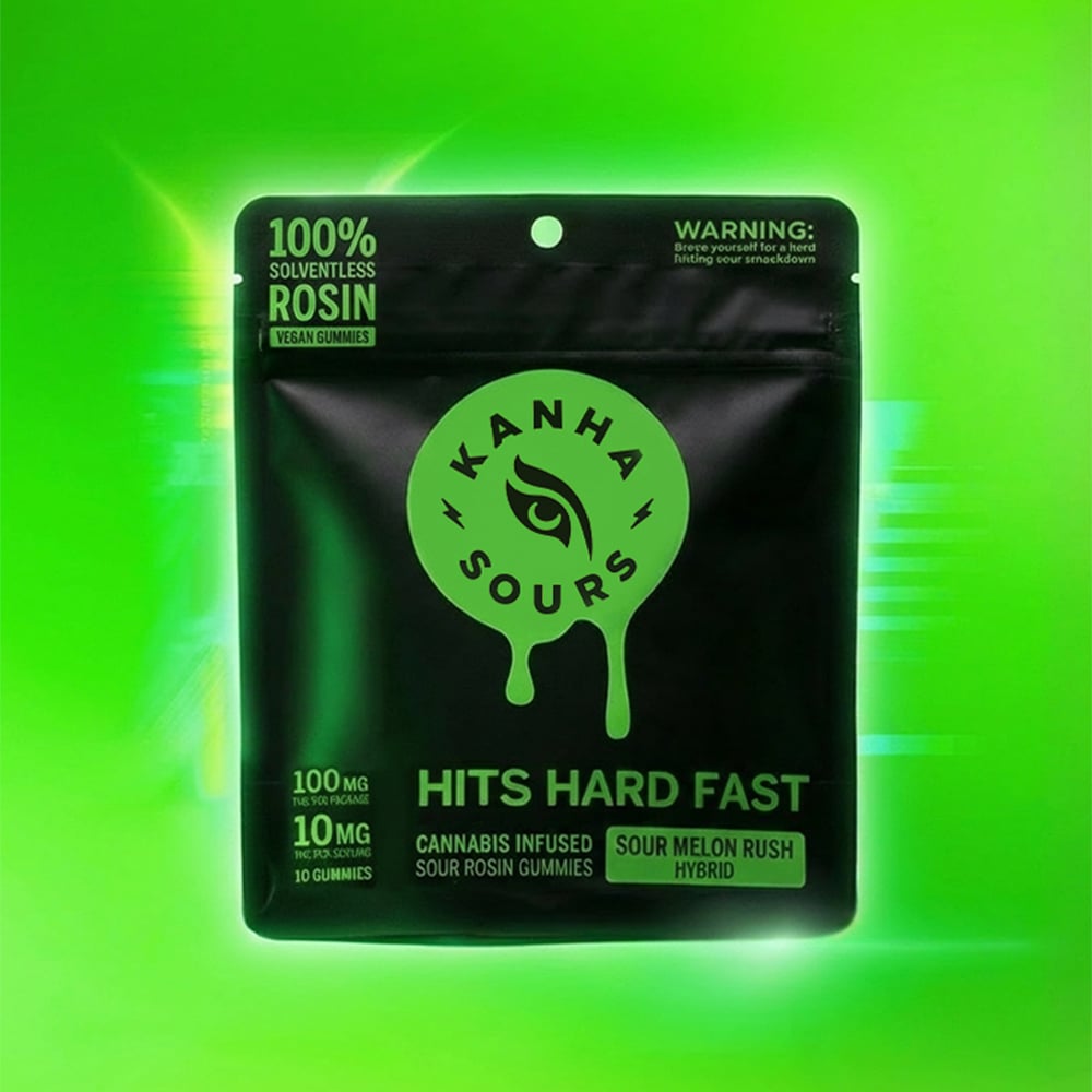 KANHA – Sour Melon Rush [10pk] (100mg)