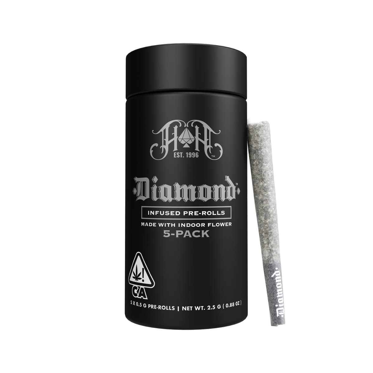 Heavy Hitters – Lemonberry Lantz | Hybrid - Diamond THCA-Infused Pre-Rolls - 2.5G 5-Pack