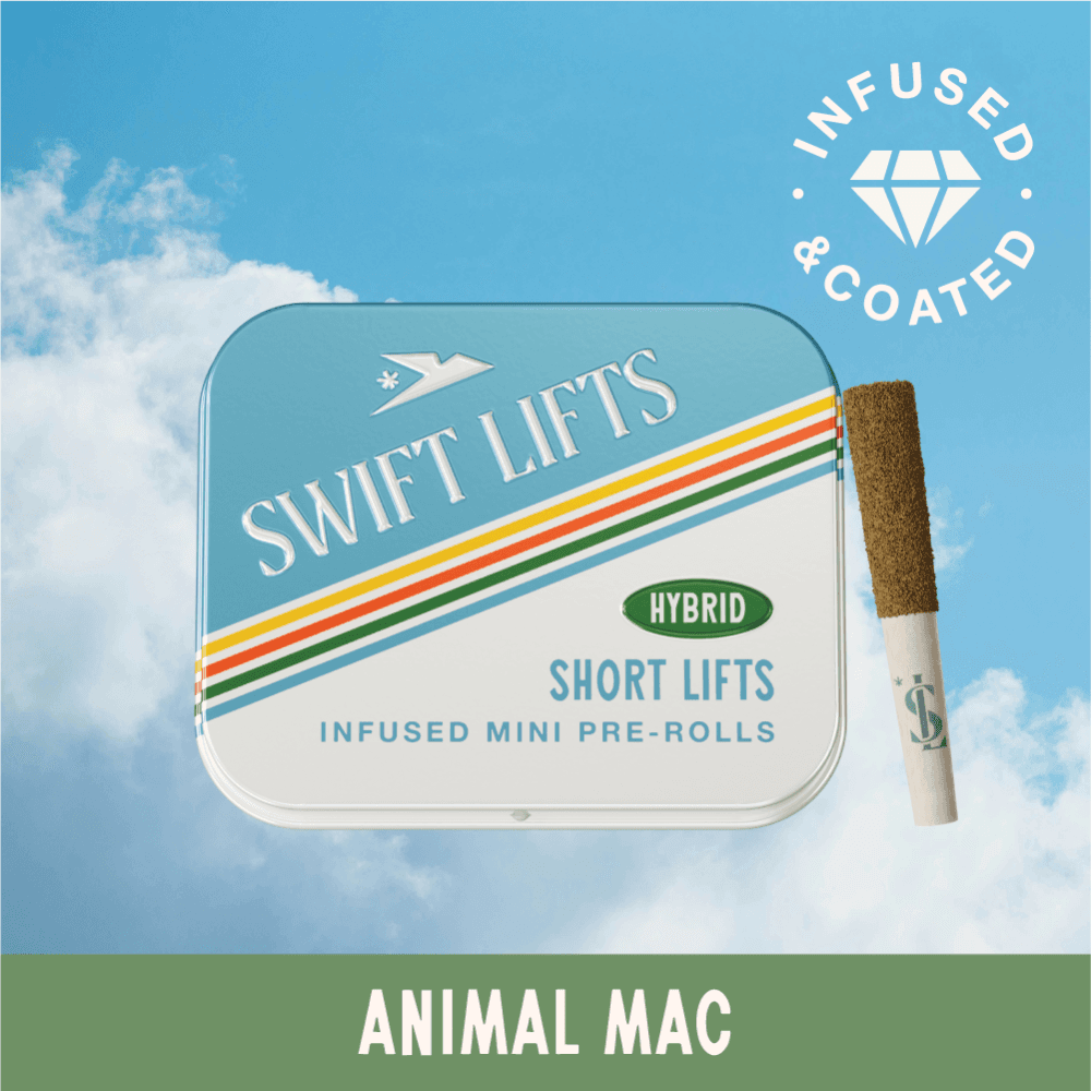 Swift Lifts – Short Lifts Infused & Kief Coated 2.5g 5pk Animal MAC H 27766