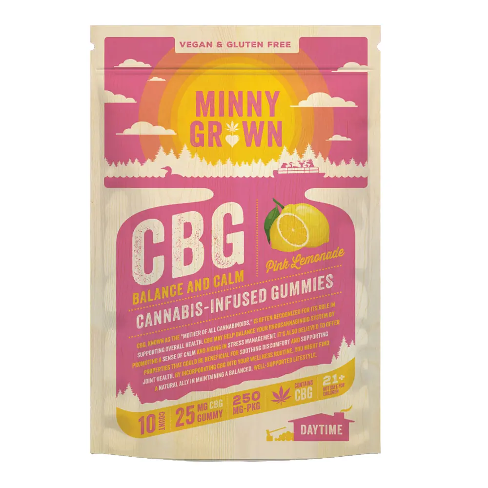 Minny Grown – Pink Lemonade [10pk] (250mg CBG)