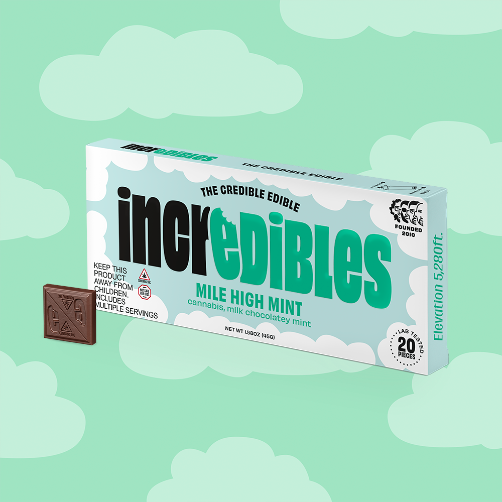 incredibles – Mile High Mint Bar [20pk] (100mg)