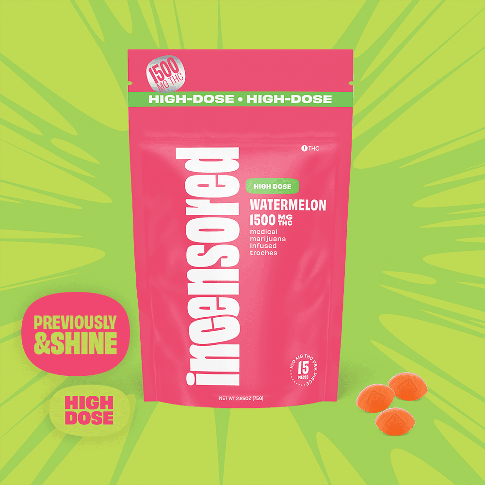 (inc)ensored – Watermelon High Dose [15pk] (1500mg)