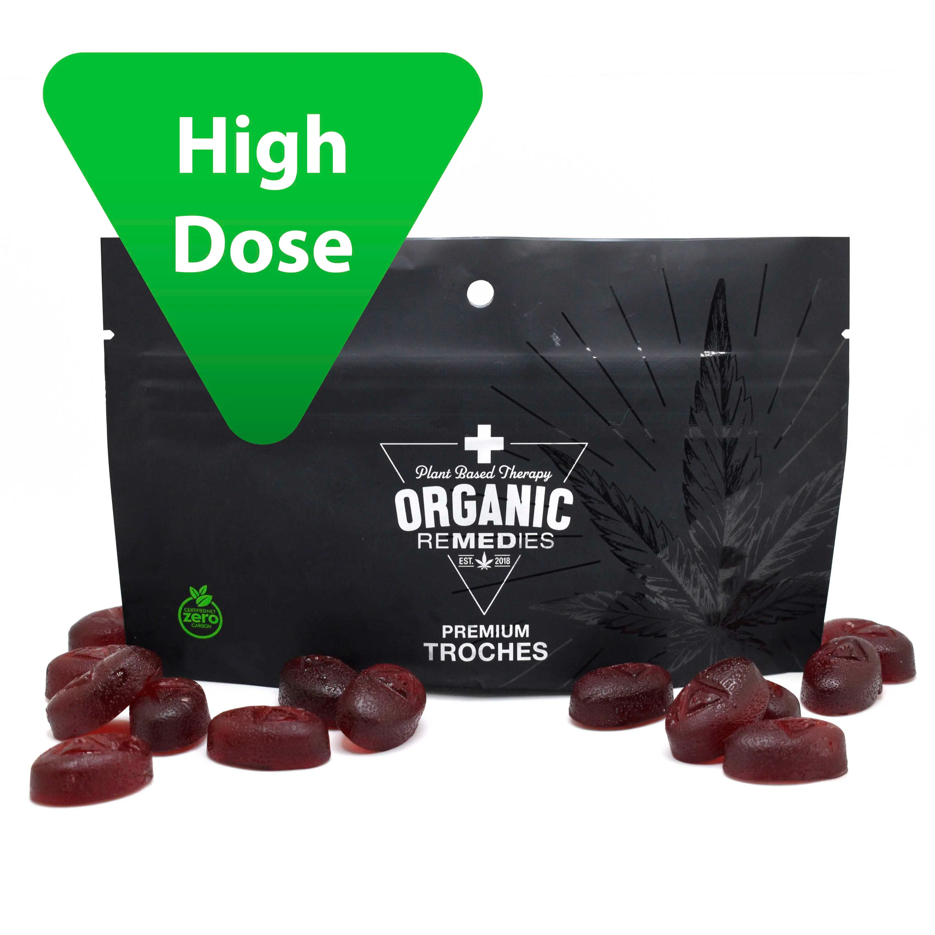 Organic Remedies – 100mg THC Blueberry Acai [15pk] (100mg each/1500mg total)