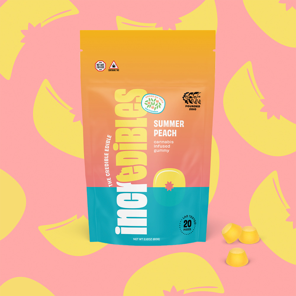 incredibles – Summer Peach [20pk] (100mg)