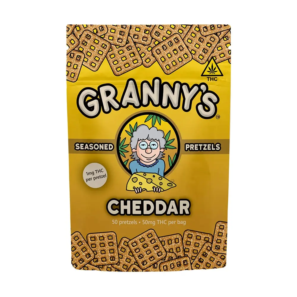 Granny's – Granny's Pretzels - Cheddar [50pk] (50mg)