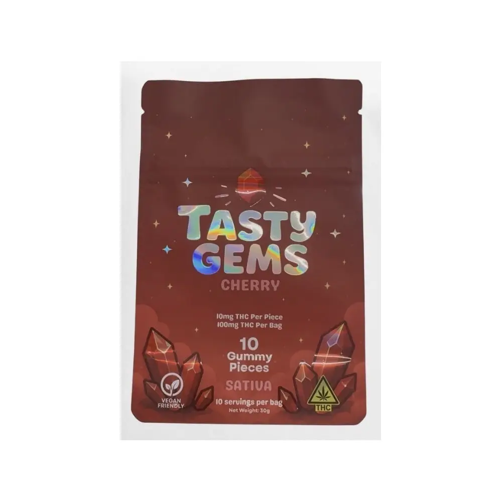 Tasty Gems – Cherry Garnet Twist [10pk] (100mg)