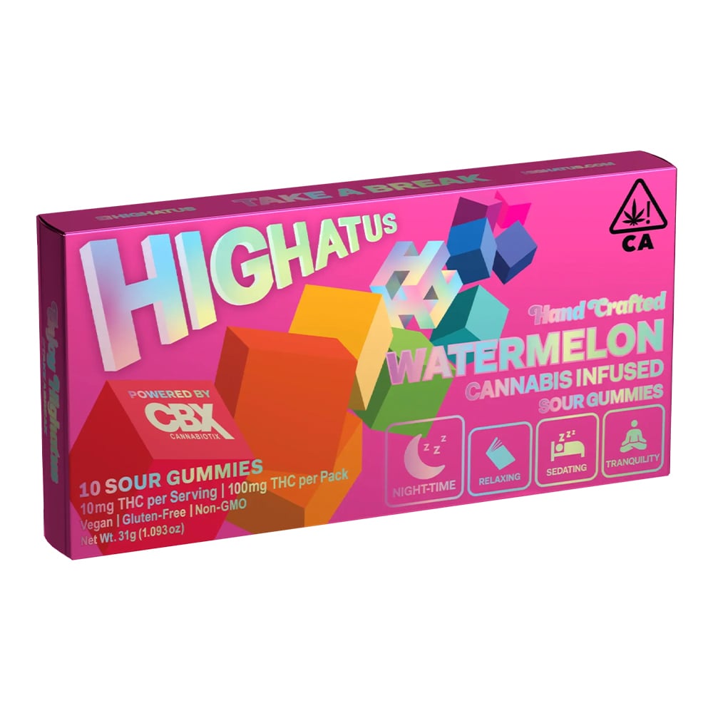Highatus – Watermelon [10pk] (100mg)