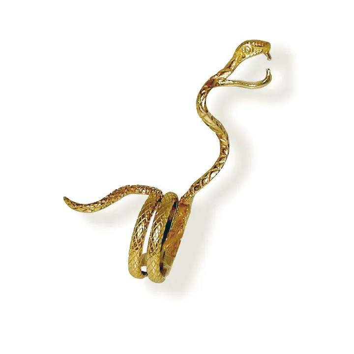 Her Highness – Snake in the Grass Brass Holder Ring