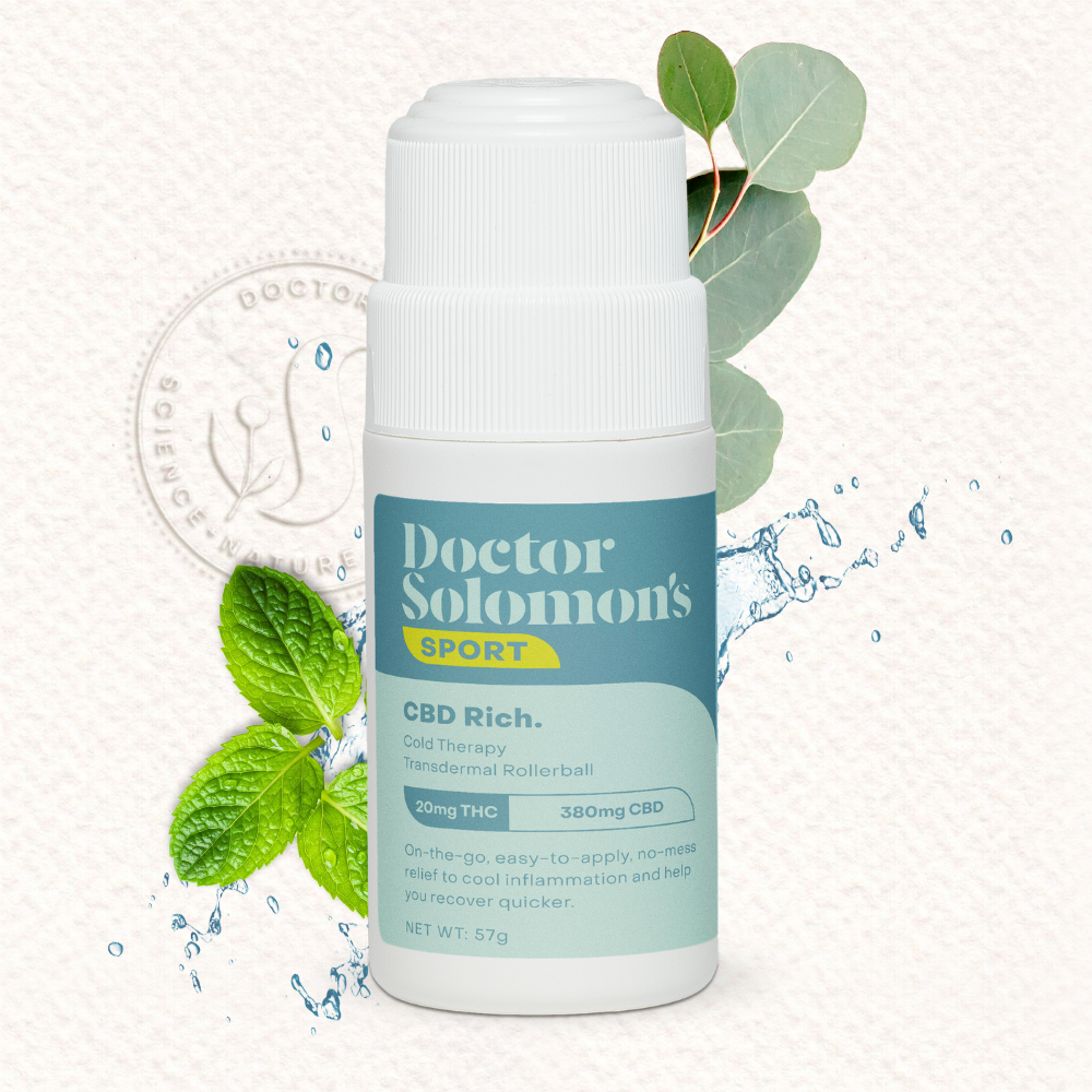 Dr. Solomon's – Cold Therapy Mentholated Rollerball (380mg CBD/20mg THC)