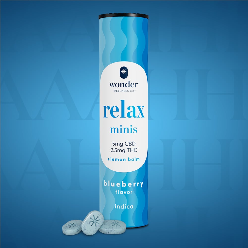 * Wonder Wellness Co.™ – *Wonder Relax Minis 2:1 (Blueberry) [40pk] (200mg CBD/100mg THC) Illinois