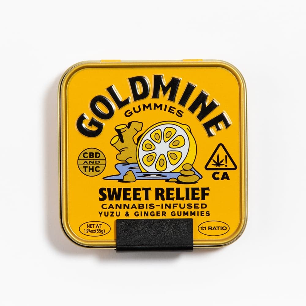 Goldmine – Sweet Relief: Yuzu & Ginger [10pk] (100mg CBD/100mg THC)