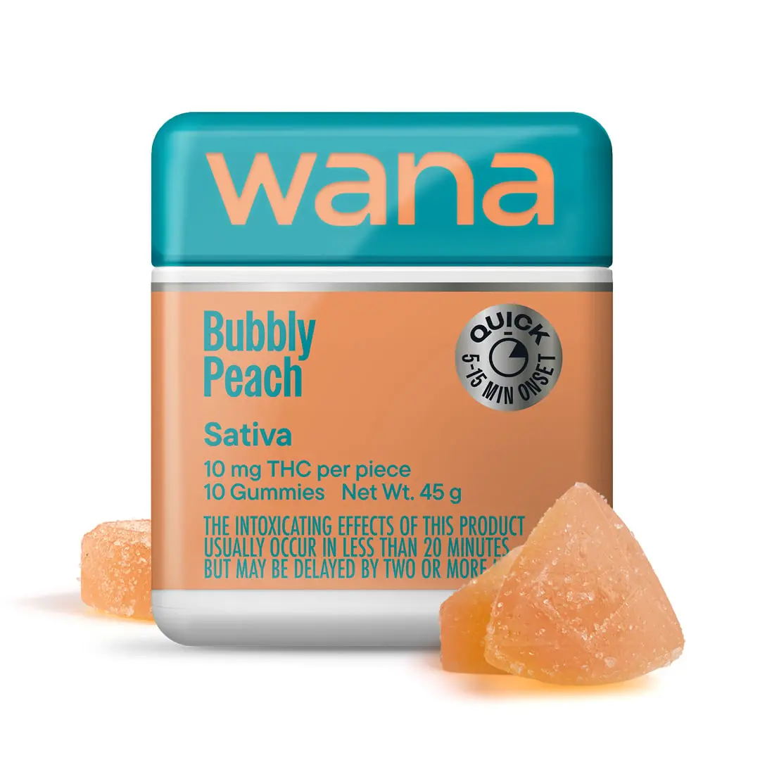 Wana – Bubbly Peach [10pk] (100mg)