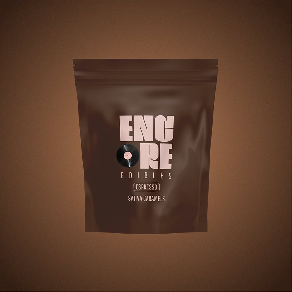 Encore Edibles – Espresso Caramels - Sativa [10pk] (100mg)