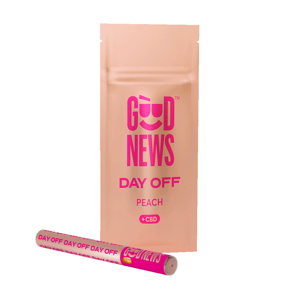 Good News™ – DAY OFF: Peach 1:2 CBD:THC Cartridge (1000mg)