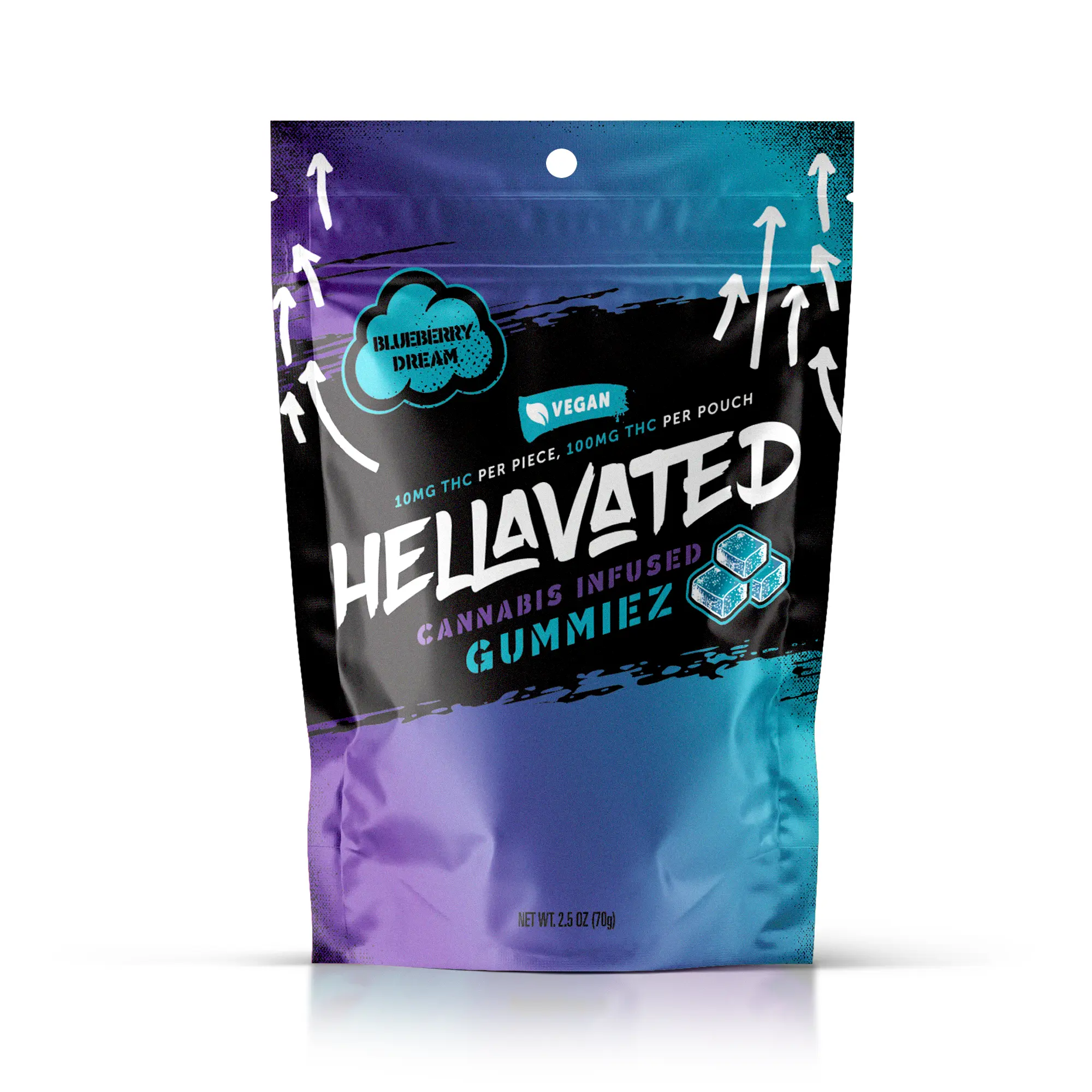 Hellavated – Blueberry Dream [10pk] (100mg)