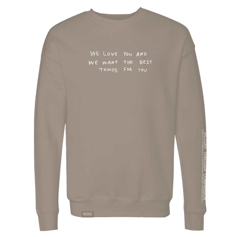 Beboe – We Love You Crew - Light Grey [S]