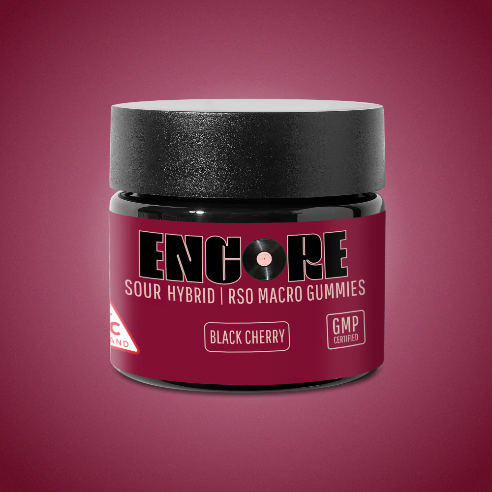 Encore Edibles – Sour Black Cherry RSO - Hybrid [10pk] (400mg)