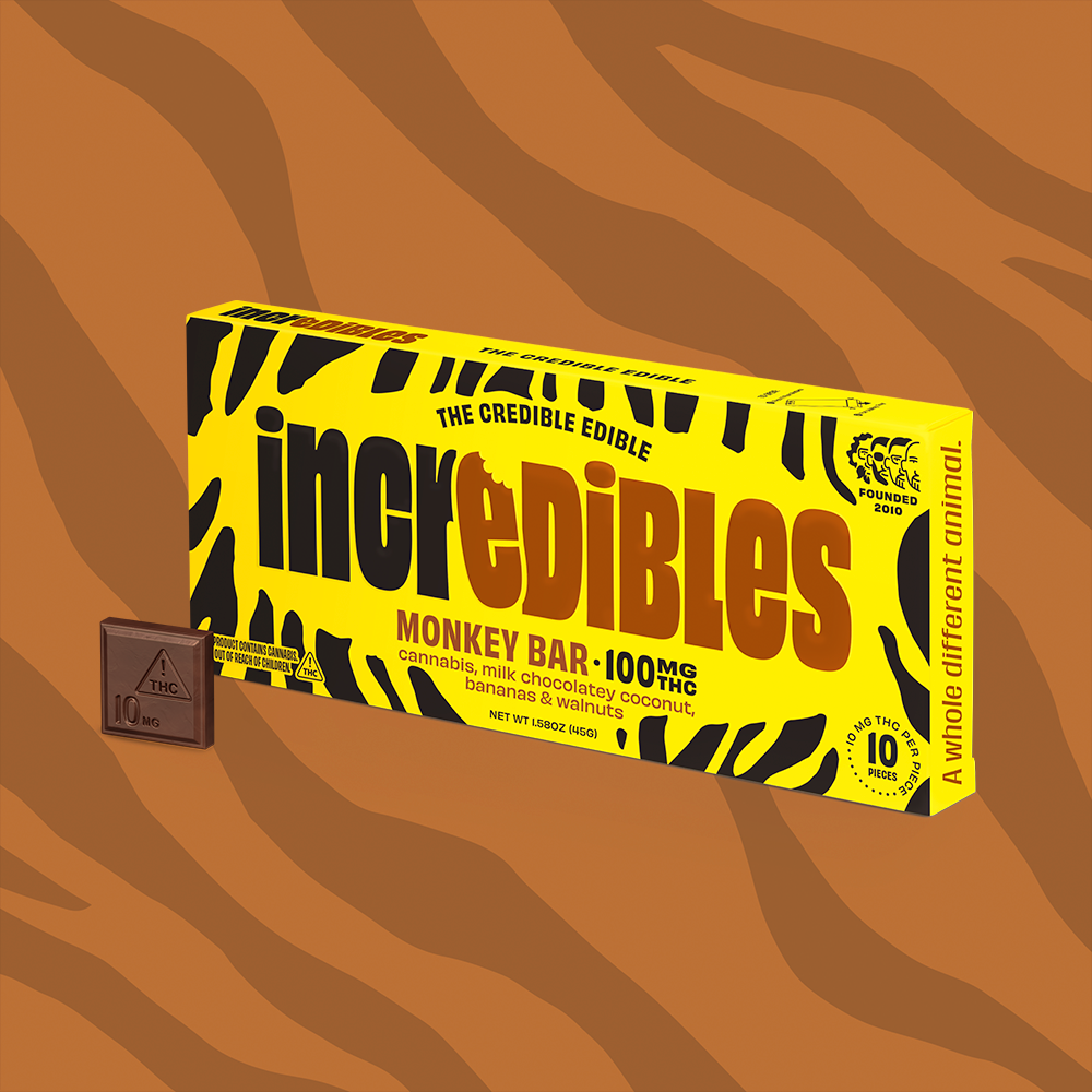 incredibles – Monkey Bar [10pk] (100mg)