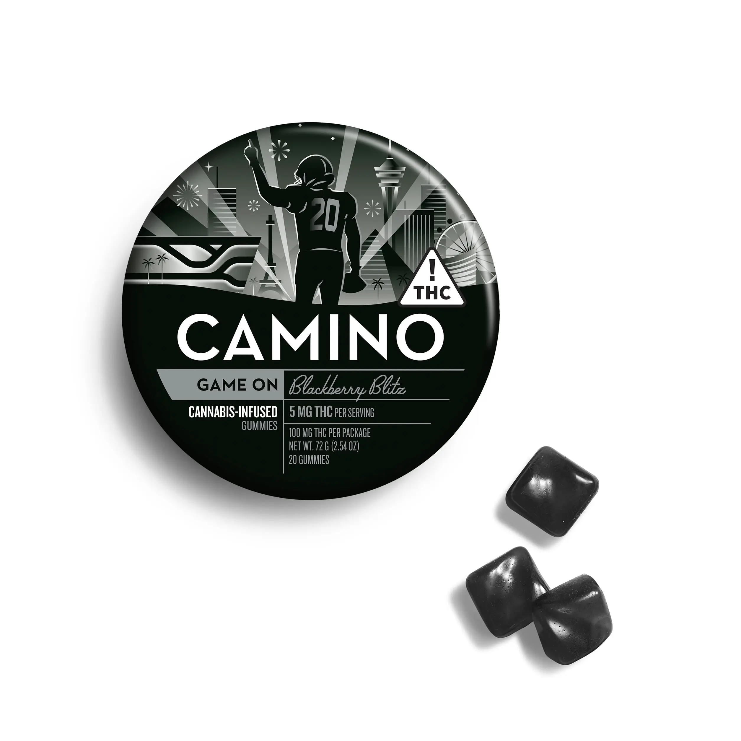 Camino – 'Game On' Blackberry Blitz [20pk](100mg THC)