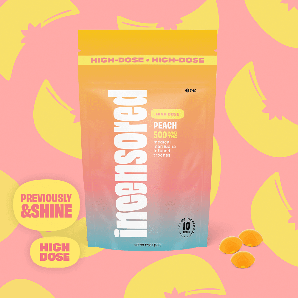 (inc)ensored – Peach High Dose [10pk] (500mg)