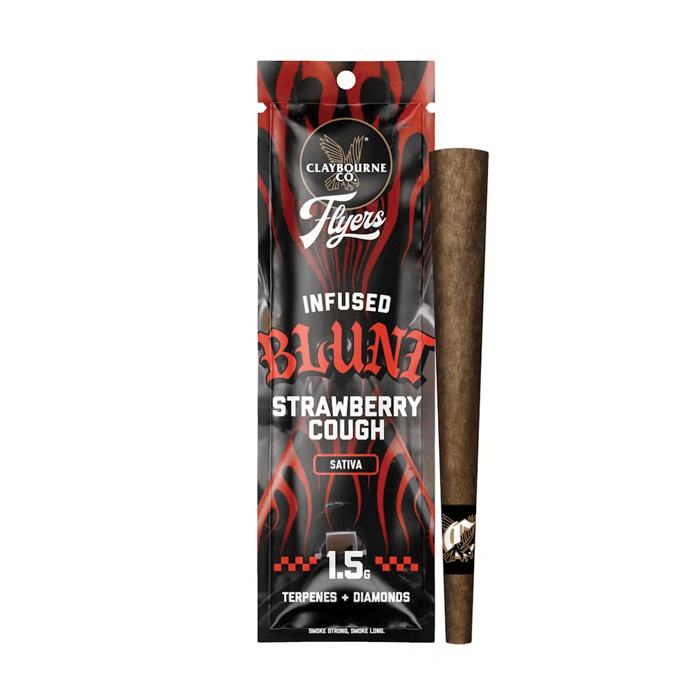 Claybourne – Strawberry Cough (1.5g) - Flyers Infused Blunt