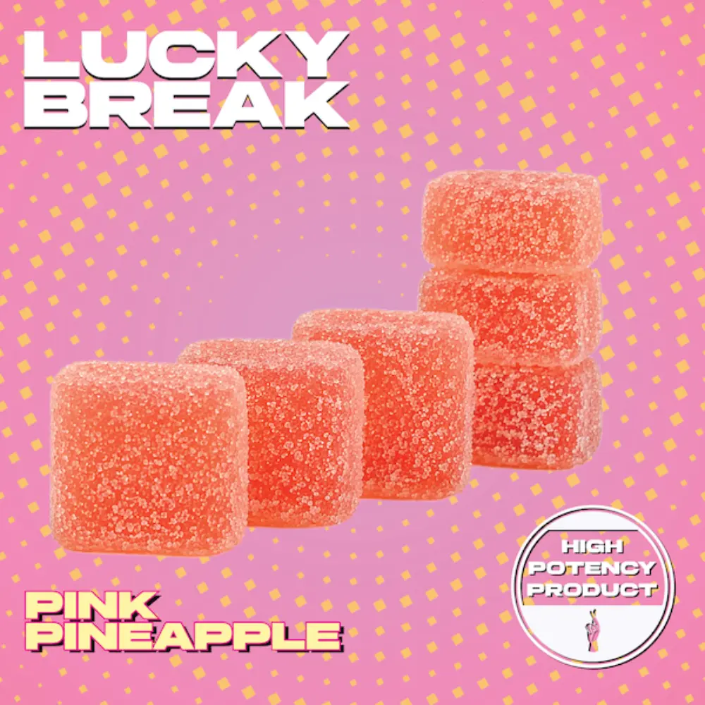 Lucky Break – Pink Pineapple Lucky Chews 0122