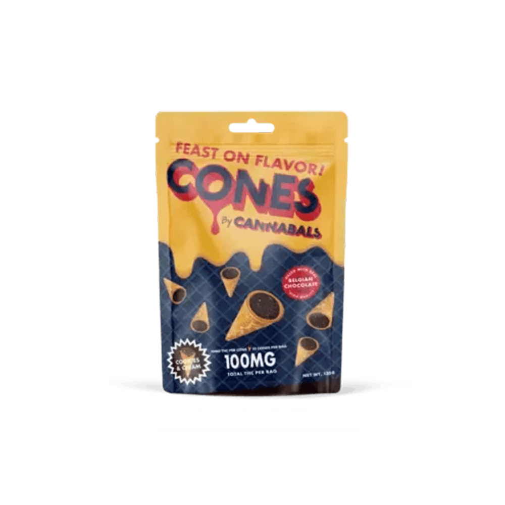 Cannabals – Cookies & Cream Cones [10pk] (100mg)