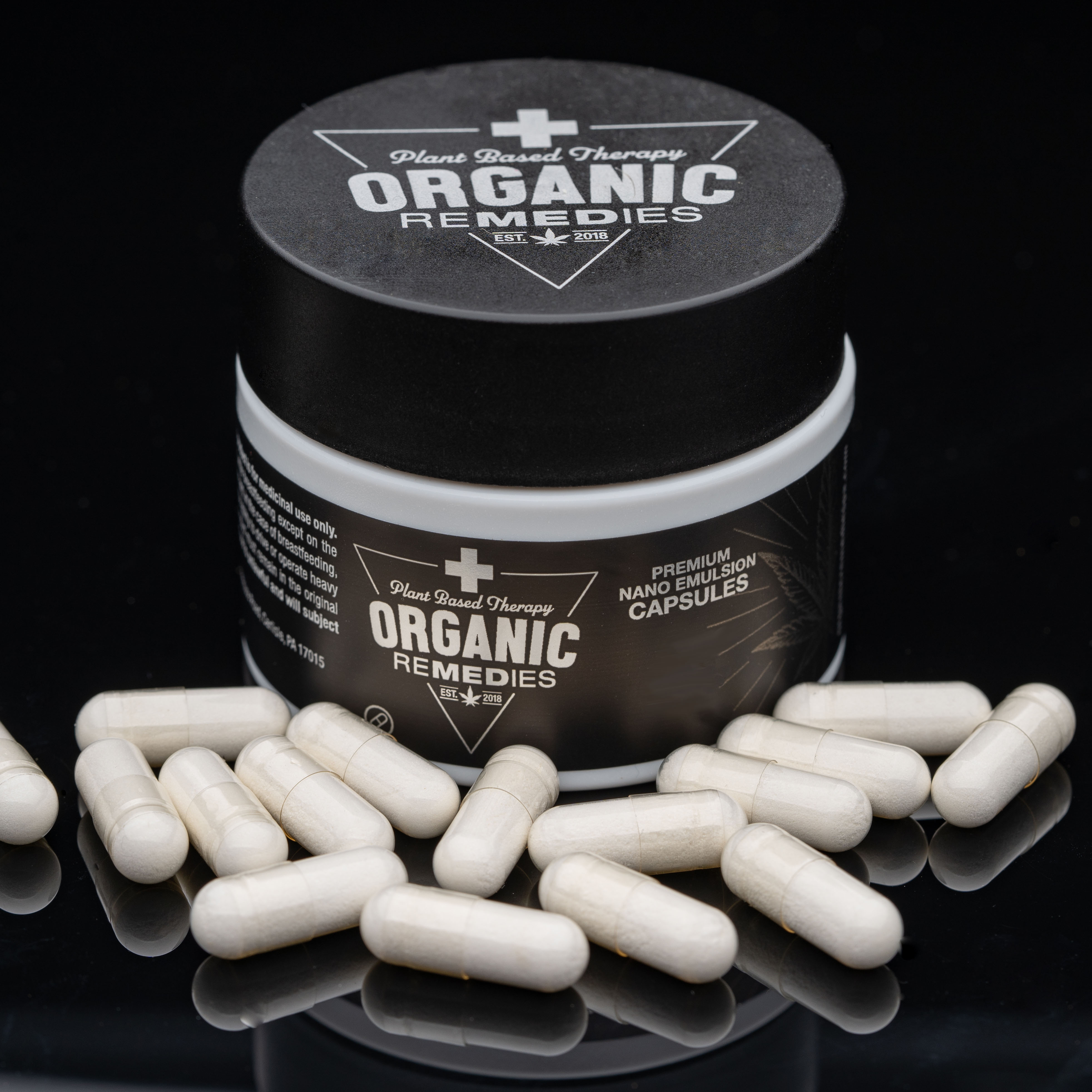 Organic Remedies – 1:1 THC/CBD Nano Emulsion Capsules [30pk] (5mg THC/5mg CBD per capsule)