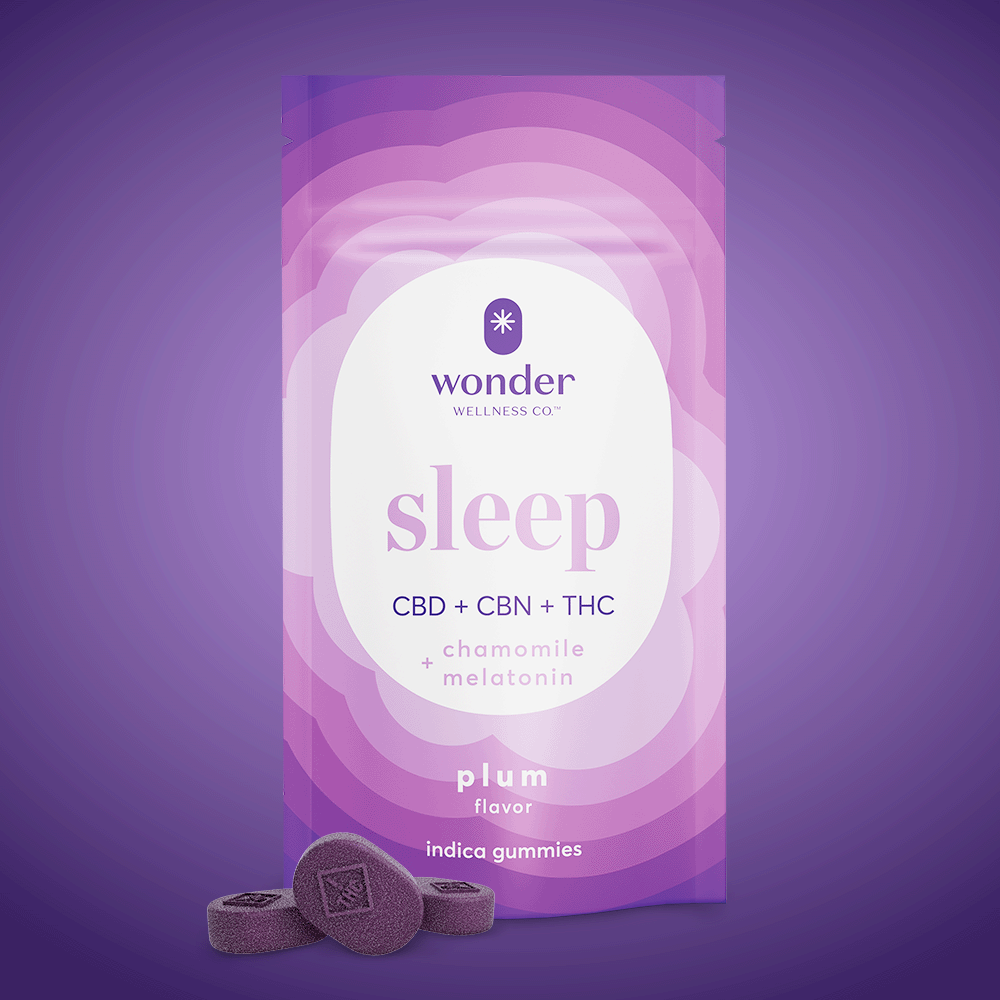 * Wonder Wellness Co.™ – *Wonder | Sleep 1:1:1 Plum Gummies [20pk] (100mg CBD/100mg THC/100mgCBN)