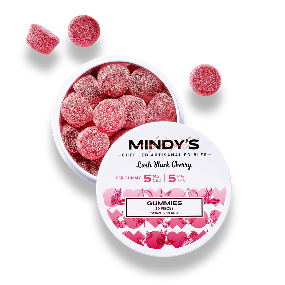 Mindy's™ – 1:1 Lush Black Cherry [20pk] (100mg CBD/100mg THC)