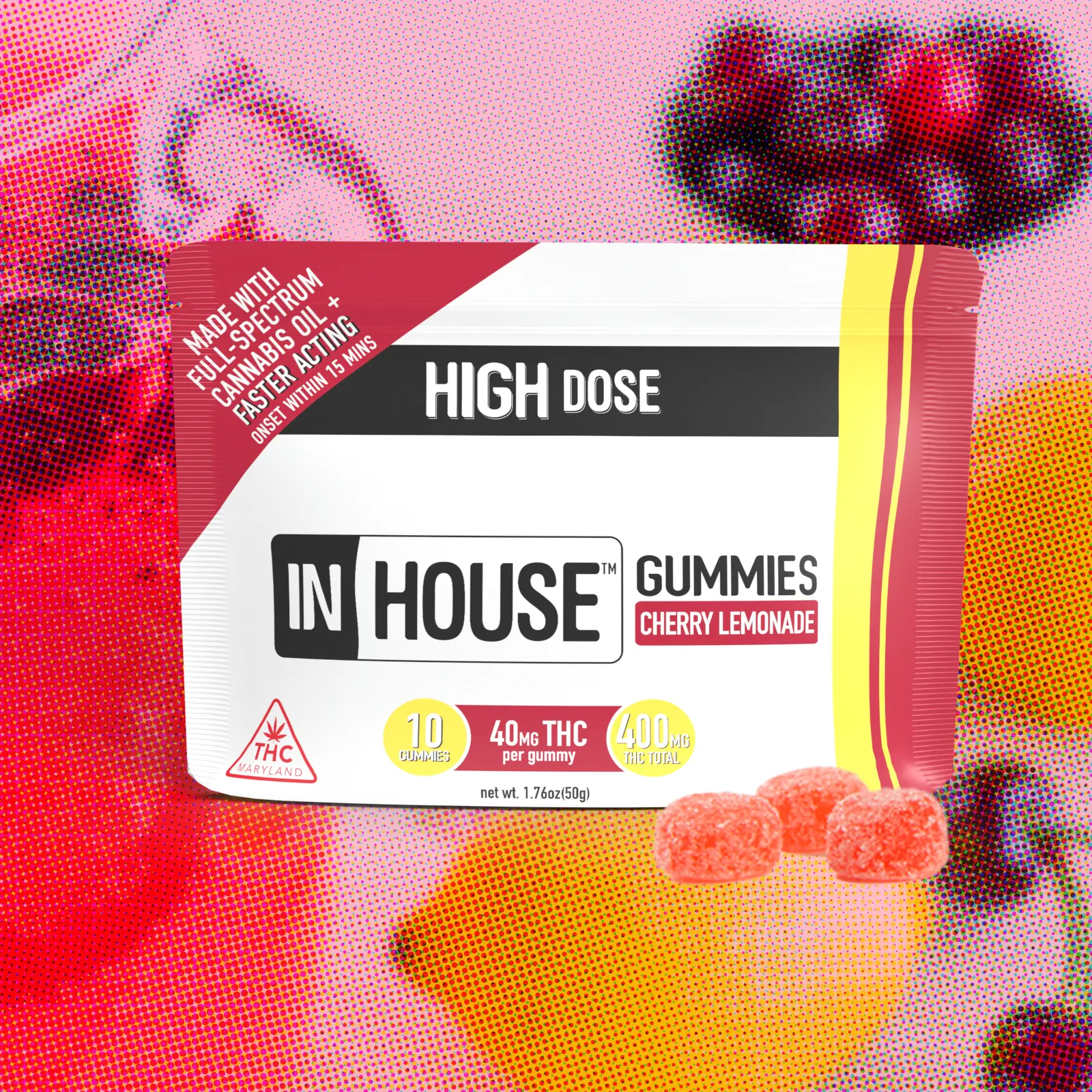 InHouse – Cherry Lemonade [10pk] (400mg)