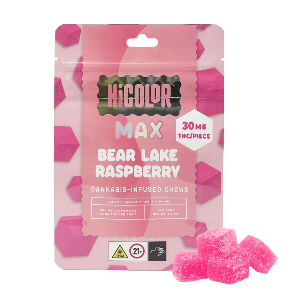 HiCOLOR – Bear Lake Raspberry MAX [10pk] (300mg)