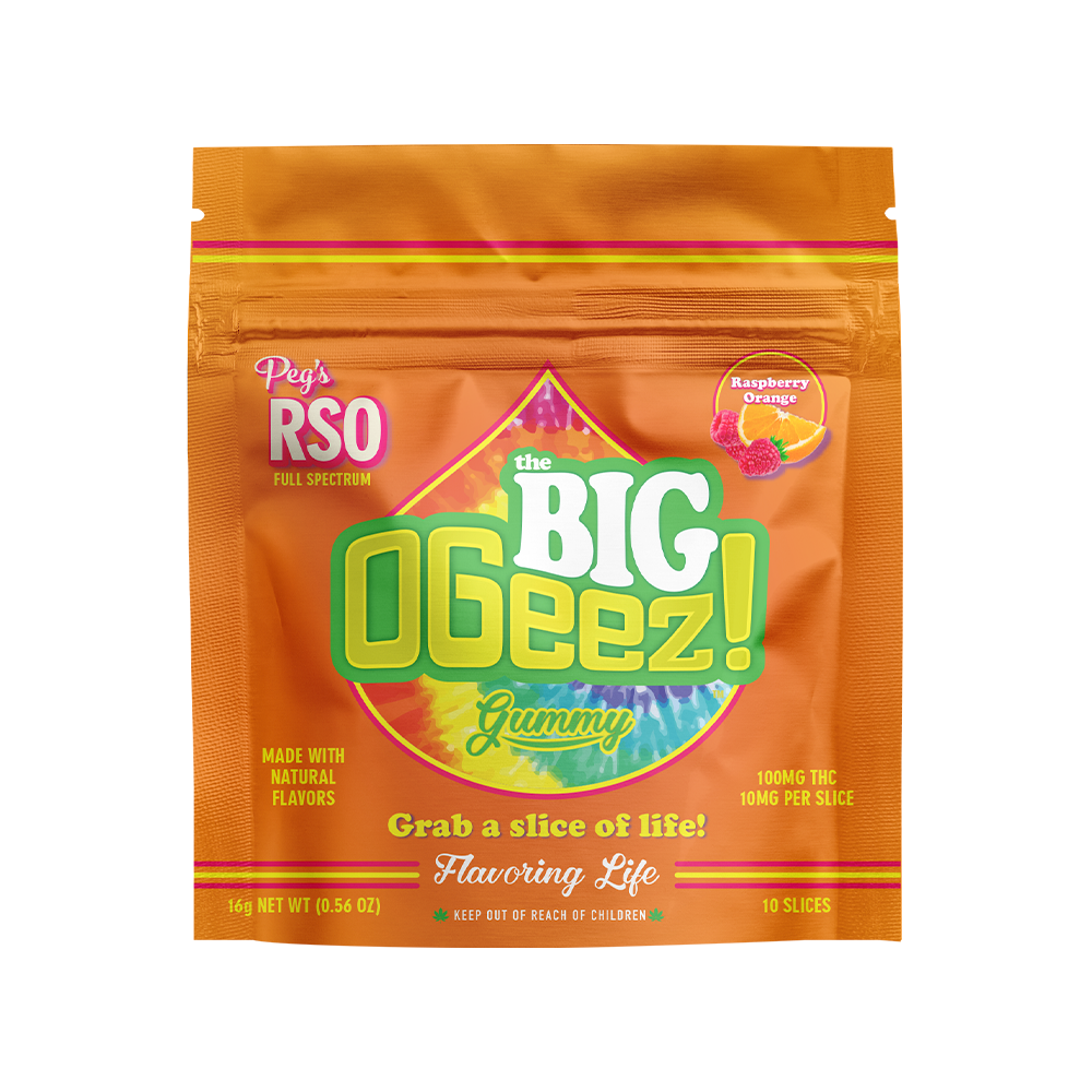 OGeez! – Big RSO - Peg's Raspberry Orange [1pk] (100mg)