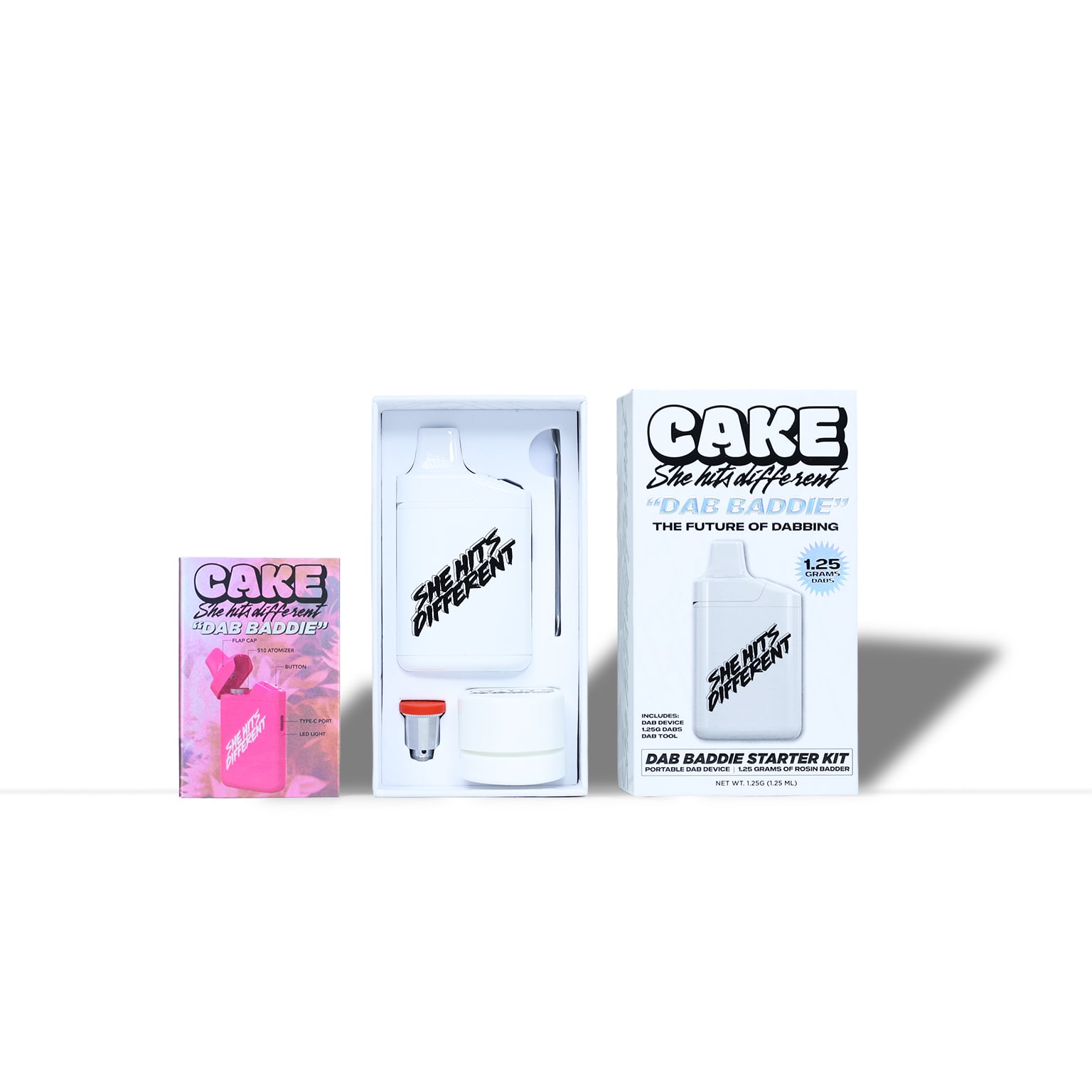 CAKE she hits different – Lemonade Haze Dab Baddie Starter Kit [1250mg]
