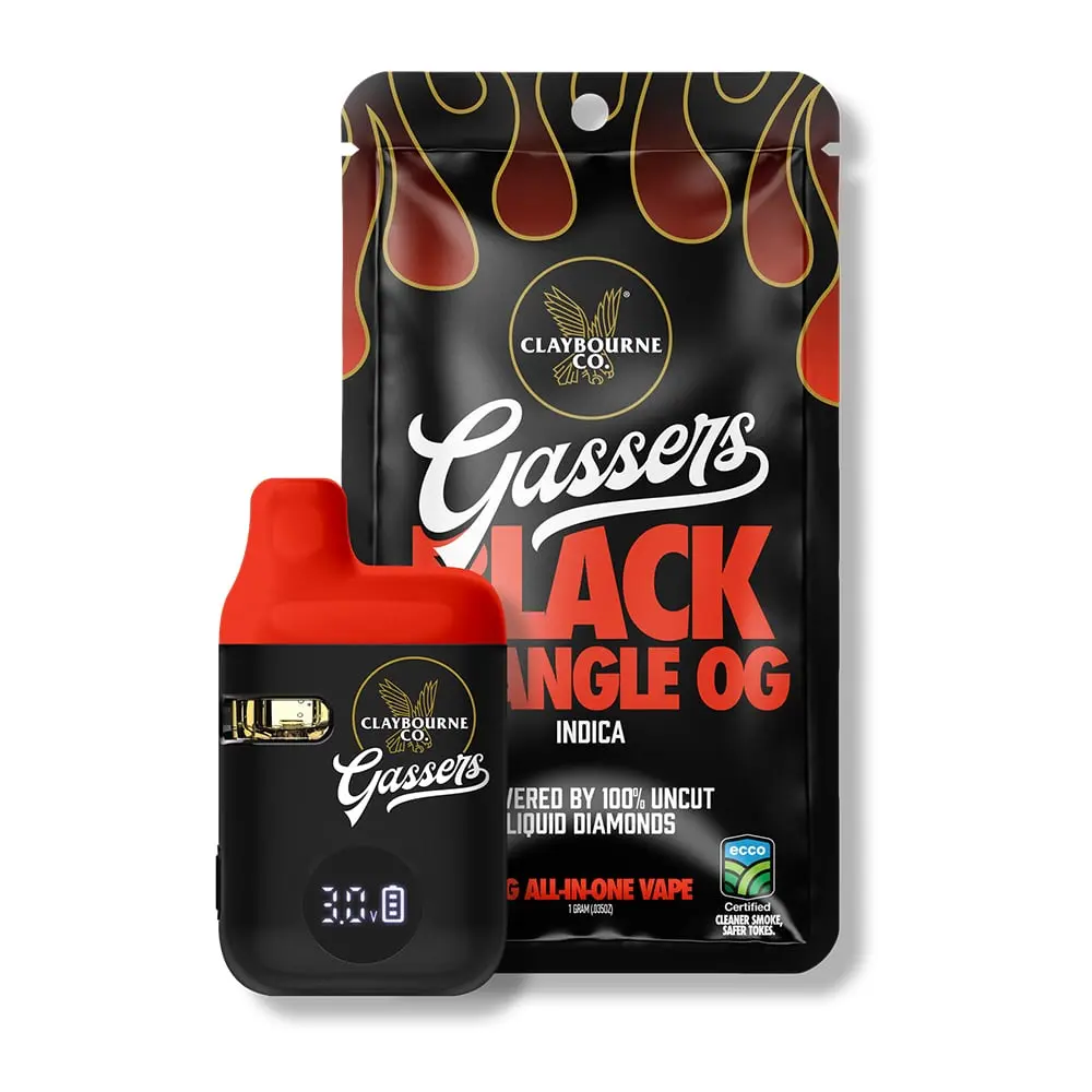 Claybourne – Black Triangle OG (1g) - Gassers All-In-One Liquid Diamonds Vape
