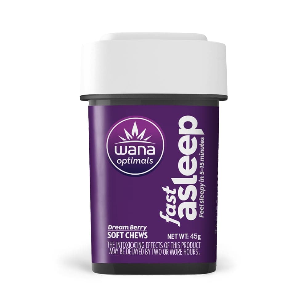 Wana – Fast Asleep - Dream Berry [10pk] (100mg CBD/20mg THC/20mg CBN/20mg CBG)