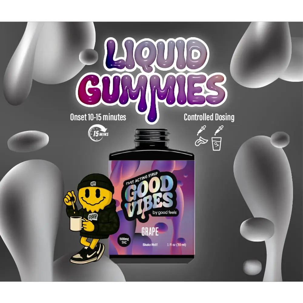 Good Feels – Grape Liquid Gummies (500mg)