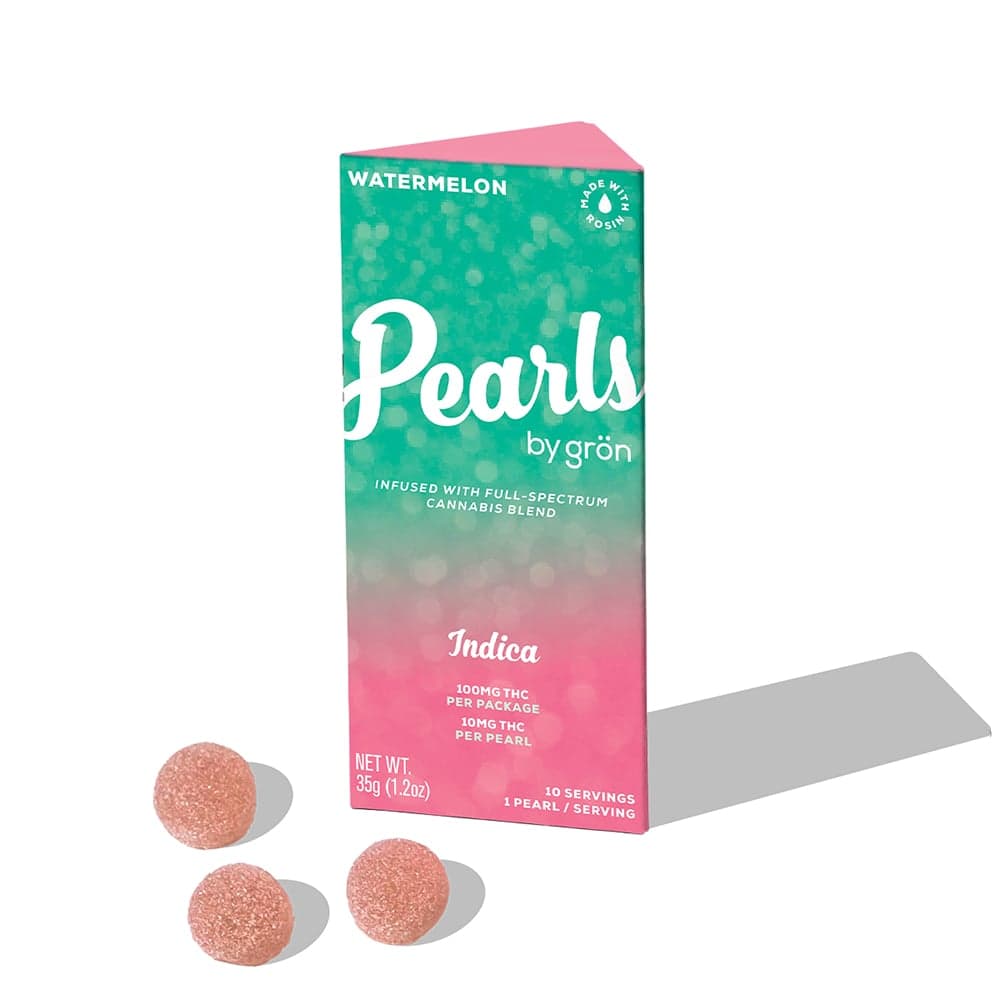 Grön – THC Watermelon Pearls - Indica (100mg)