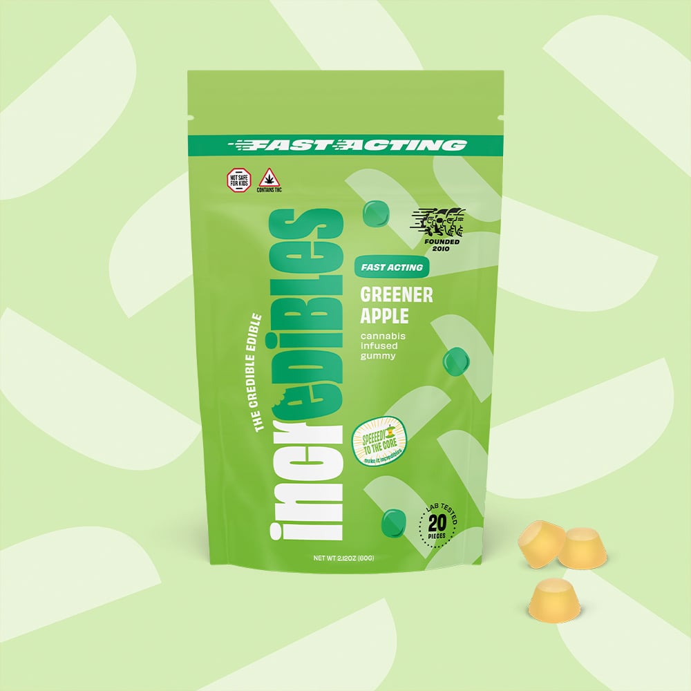 incredibles – Fast Acting Greener Apple [20pk] (100mg)