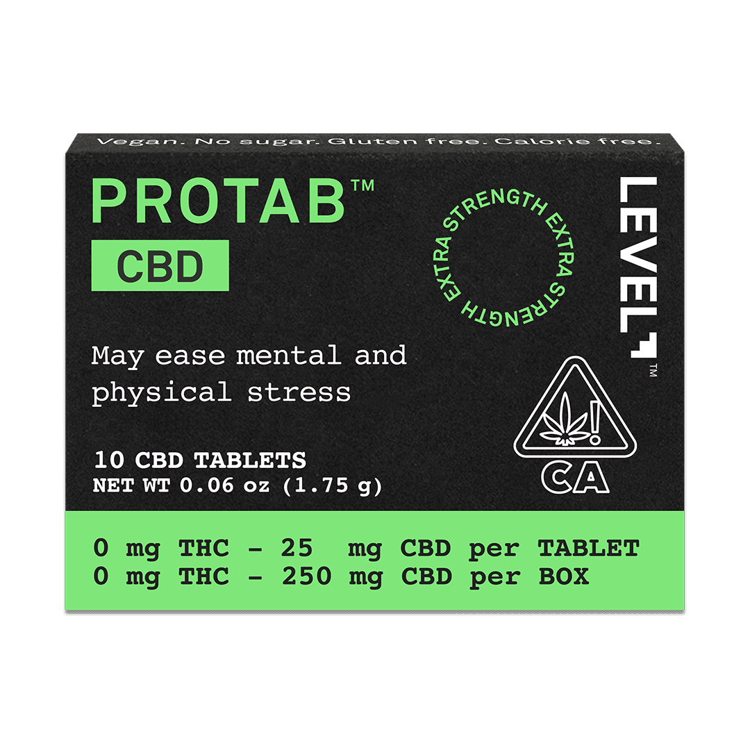 LEVEL – PROTAB CBD [10pk] (250mg CBD)