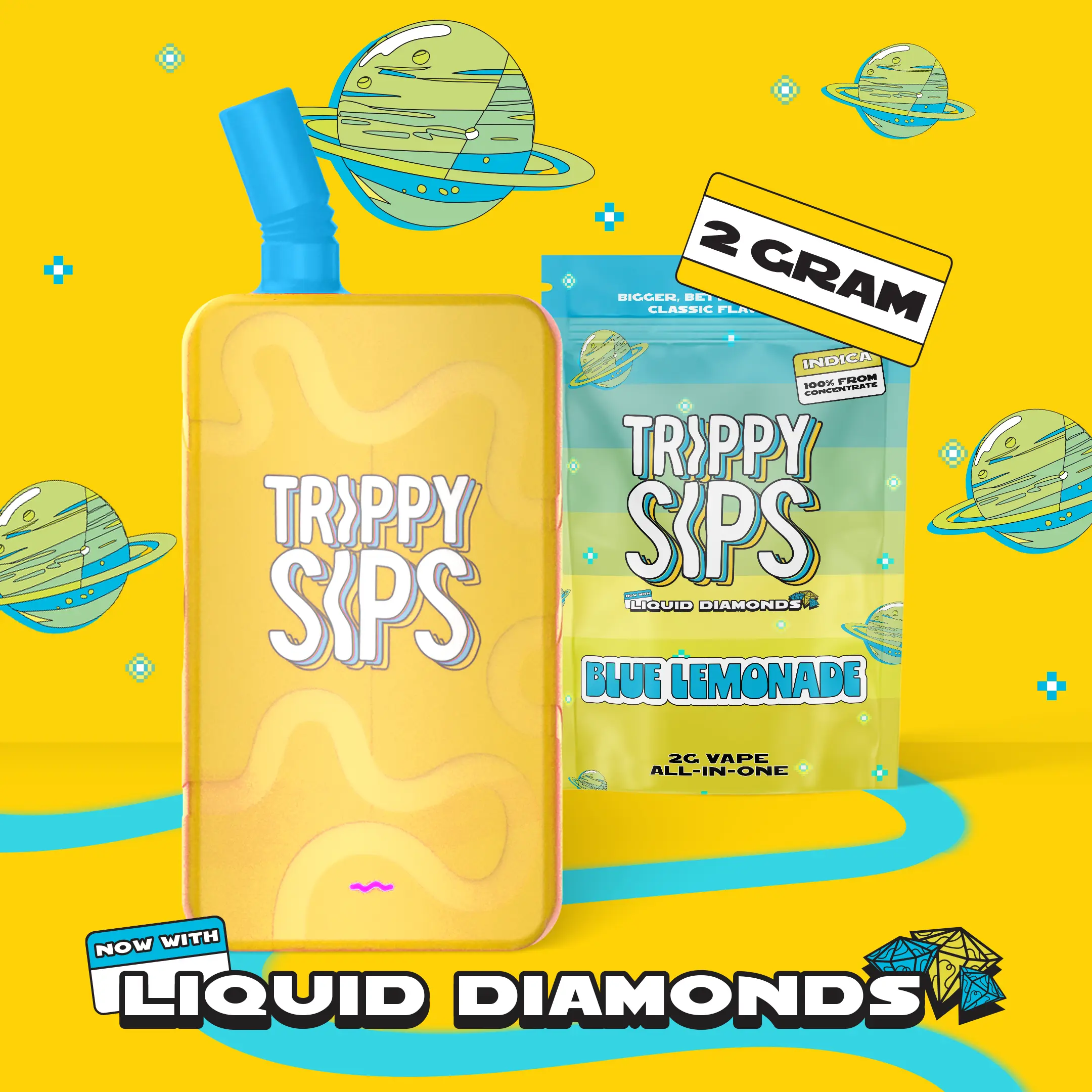 Trippy Sips – Blue Lemonade [2000mg]