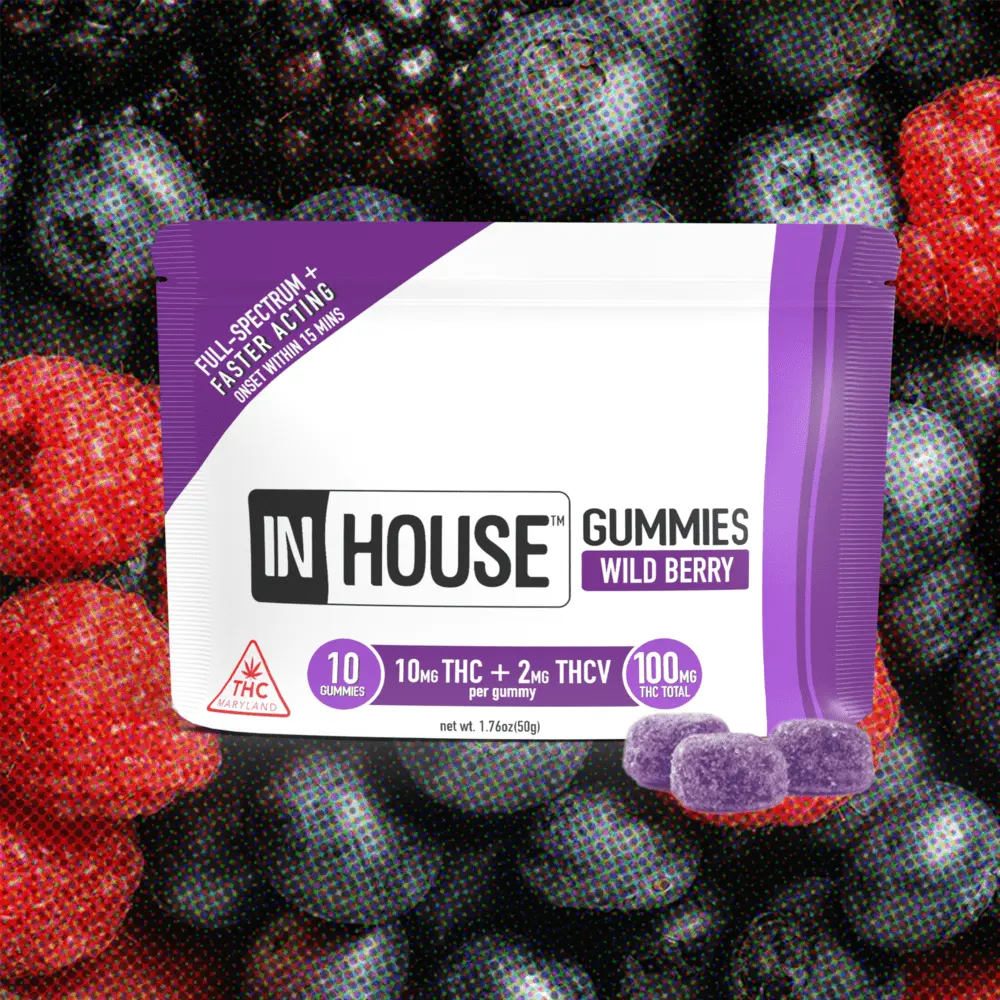 InHouse – 5:1 Wild Berry [10pk] (100mg THC/20mg THCV)