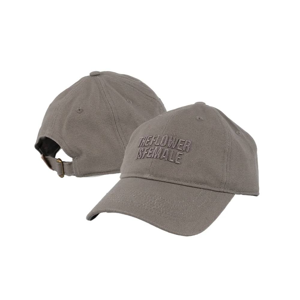 Beboe – Flower is Female - 3D Embroidered - Grey [OS]