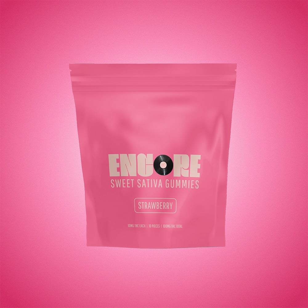 Encore Edibles – Strawberry - Sativa [10pk] (100mg)