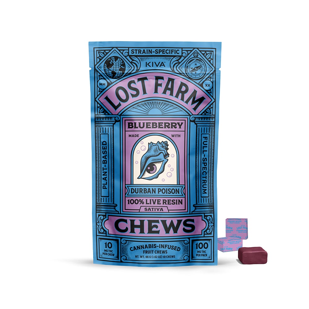 Lost Farm – Blueberry x Durban Poison [10pk] (100mg)