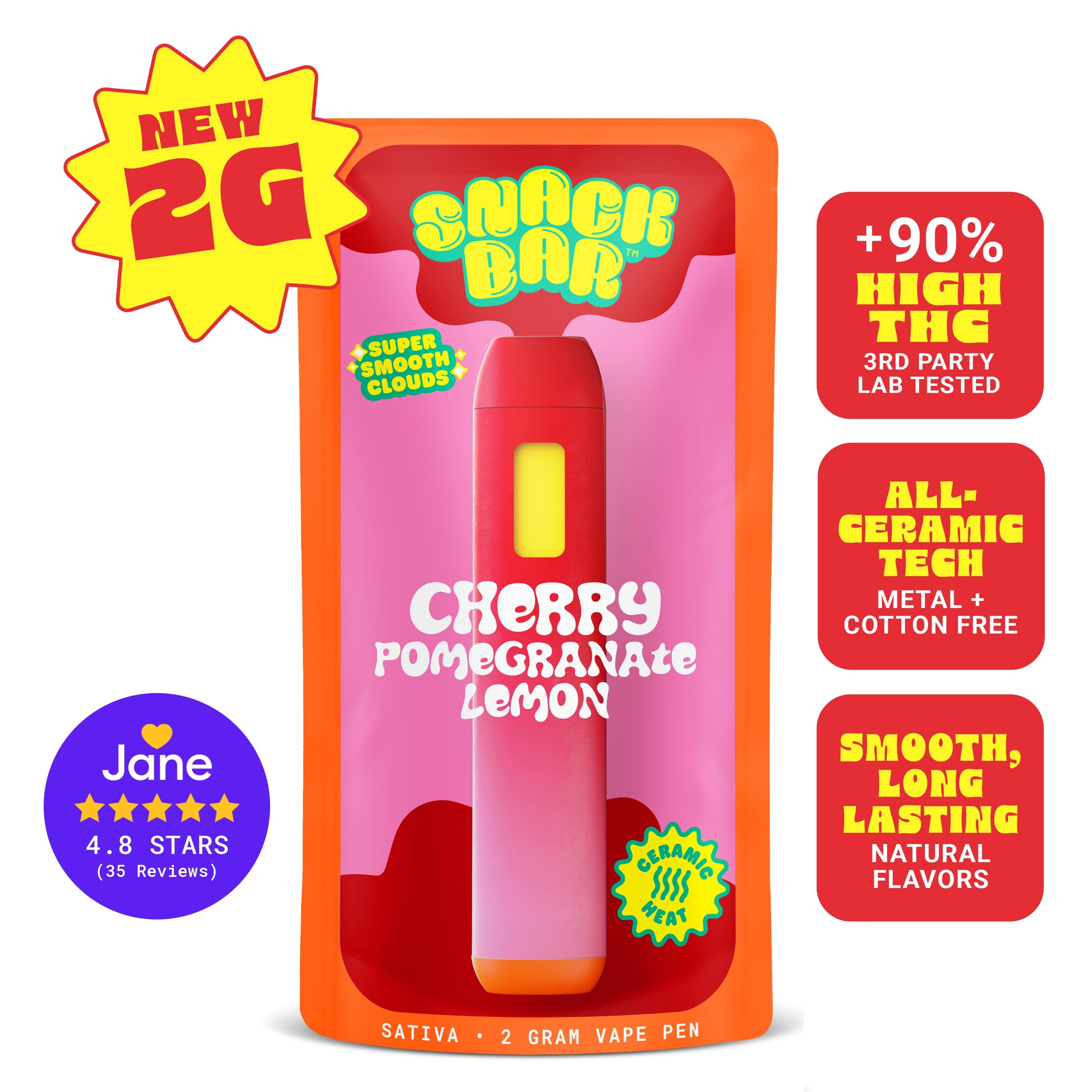 SNACKBAR – Cherry Pomegranate Lemon [2 Gram]