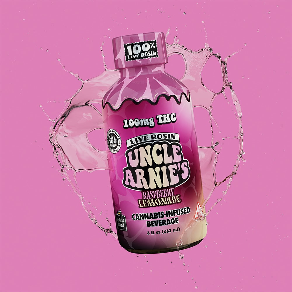 Uncle Arnie's – Raspberry Lemonade [8oz] (100mg)