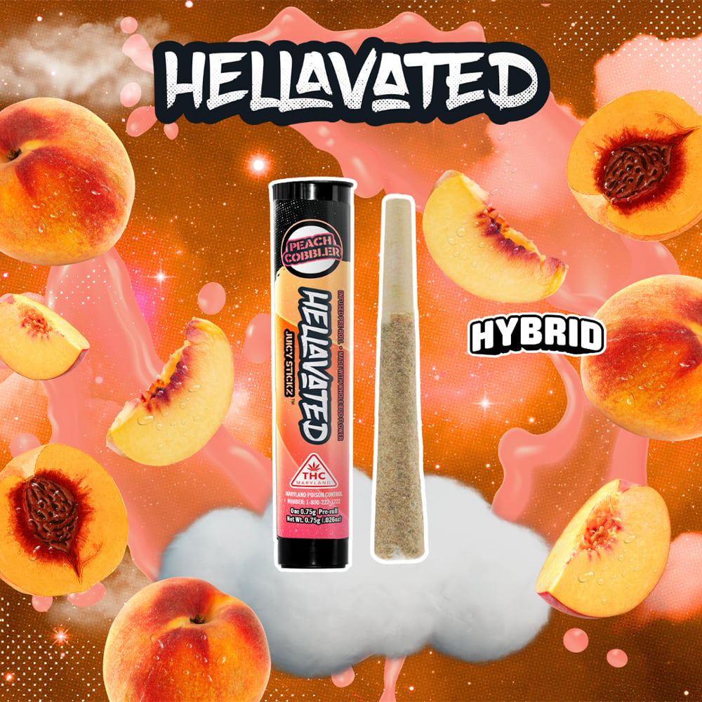 Hellavated – Peach Cobbler [.75g]
