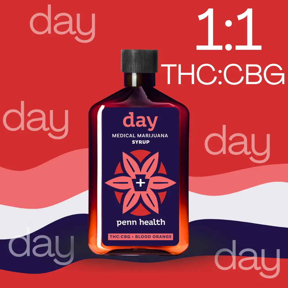 Penn Health – Day 1:1 THC:CBG - Blood Orange [250ml] (250mg THC/250mg CBG)