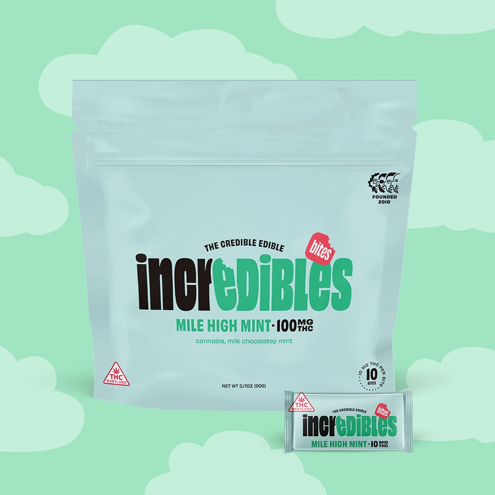 incredibles – Mile High Mint Bites [10pk] (100mg)